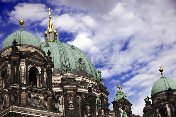 Berliner Dom & Cloudy Sky Stock photo © eldadcarin