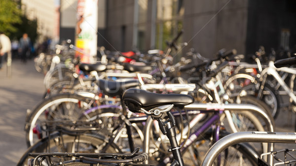 Parked Bicycles Stock photo © eldadcarin