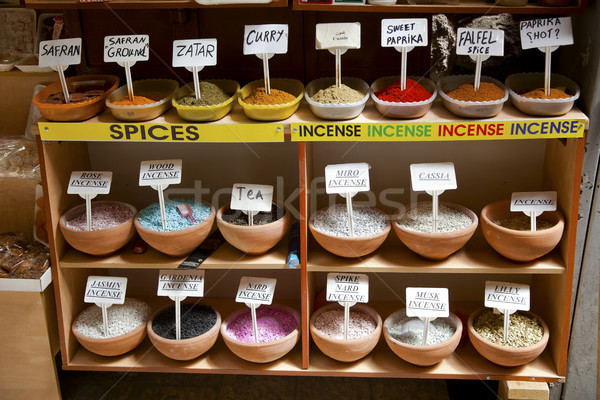 Incenso Spice varietà spezie argilla Foto d'archivio © eldadcarin