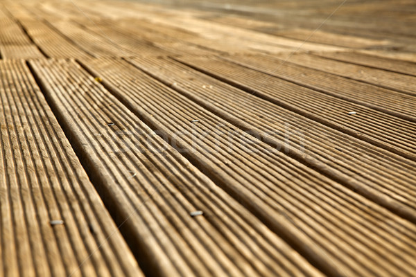 Diminishing Wooden Deck Stock photo © eldadcarin