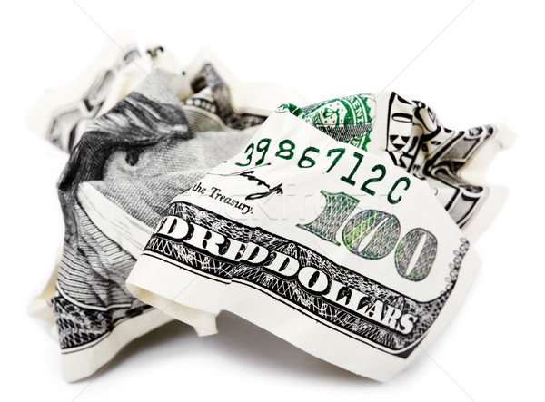 Isolated Crimped Cash Stock photo © eldadcarin