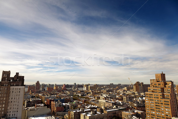 West Village Snow Covered Roof Tops Manhattan New-York Stock photo © eldadcarin