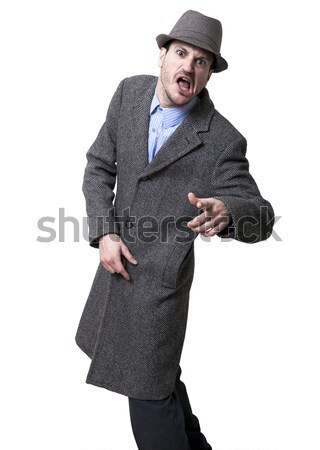Shouting Mobster Stock photo © eldadcarin