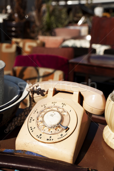 Vintage Telephone Stock photo © eldadcarin