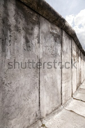 East-West Berlin Original Wall Section Stock photo © eldadcarin