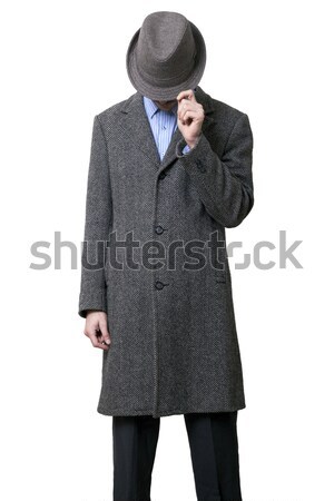 Mysterious Mobster Stock photo © eldadcarin