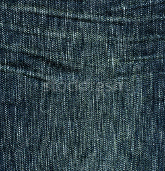 Denim Fabric Texture - Imperial Blue with Crease Marks XXXXL Stock photo © eldadcarin