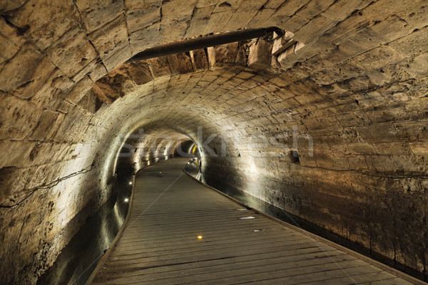 Templar Tunnel in Acco Stock photo © eldadcarin