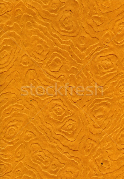 Stock photo: Rice Paper Texture - Mandalas Orange XXXXL