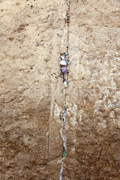 Notas parede velho cidade Jerusalém Foto stock © eldadcarin