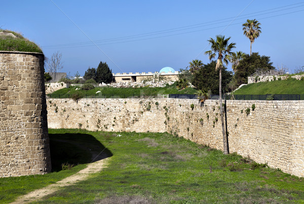Path by the Wall - Acco Stock photo © eldadcarin