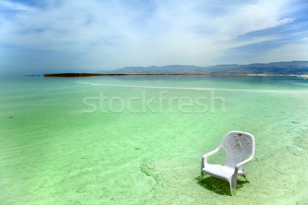 Easy Chair at the Dead Sea Stock photo © eldadcarin