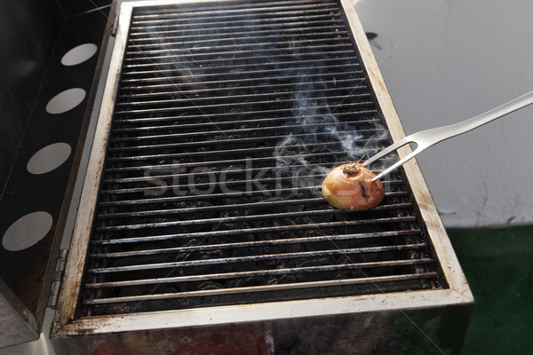 Cleaning the Grill Stock photo © eldadcarin