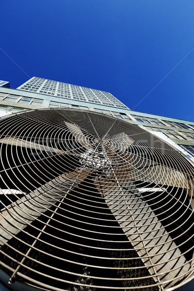 Urban HVAC Air Contidioner Outdoor Unit Manhattan New-York Stock photo © eldadcarin