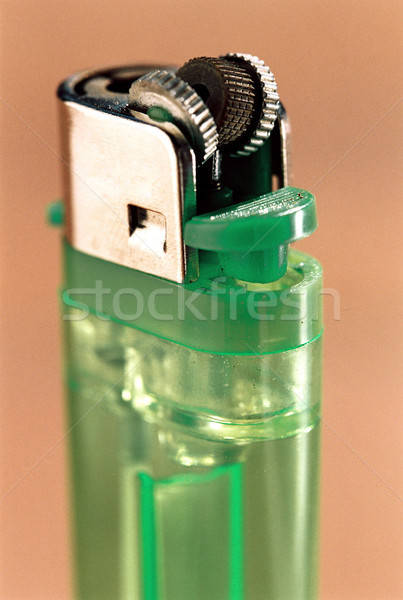 Verde folosit bricheta umbră plastic Imagine de stoc © eldadcarin