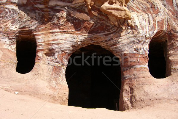 пещере домой природы пустыне окна путешествия Сток-фото © eldadcarin