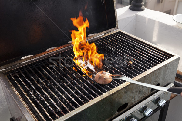 Cleaning the Grill Stock photo © eldadcarin