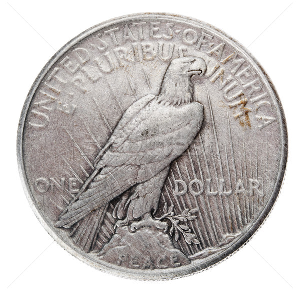 Peace Dollar - Tails Frontal Stock photo © eldadcarin