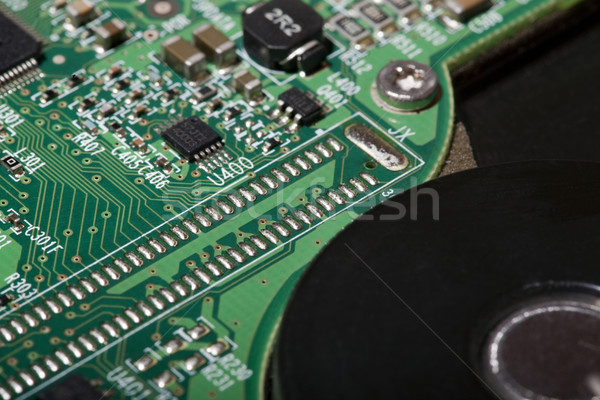 硬盤驅動器 電子 板 電子產品 計算機 商業照片 © eldadcarin