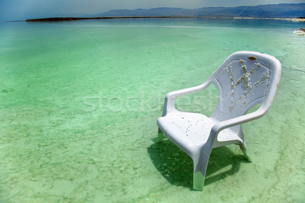 Easy Chair at the Dead Sea Stock photo © eldadcarin