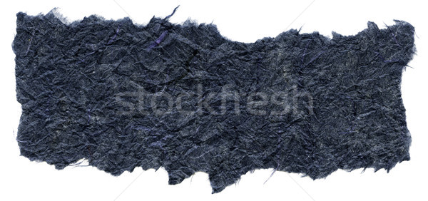 Isolated Rice Paper Texture - Navy Blue XXXXL Stock photo © eldadcarin