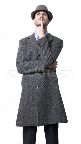 Thoughtful Mobster Stock photo © eldadcarin