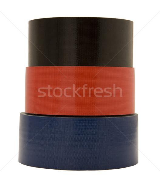 Odizolowany trzy taśmy biały Zdjęcia stock © eldadcarin