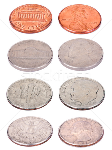 American Coins - High Angle Stock photo © eldadcarin