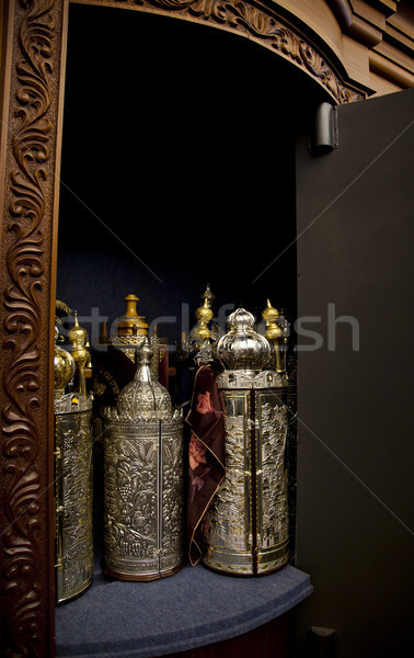 Torah Scrolls Cabinet Stock photo © eldadcarin