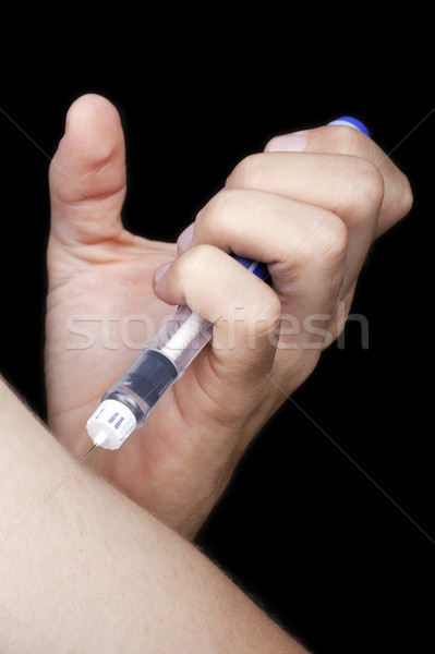 Injecting Himself Stock photo © eldadcarin