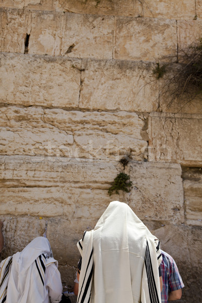 Praying in a Shawl Stock photo © eldadcarin
