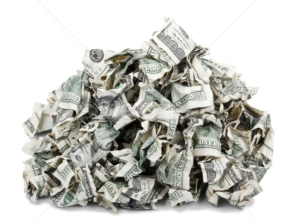 Crimped Pile of Cash Stock photo © eldadcarin