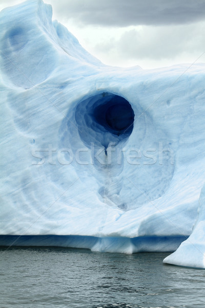 Round Hole in Glacier Stock photo © eldadcarin