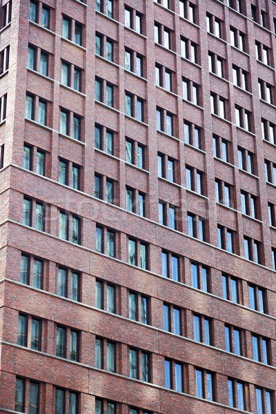 Tilted Building Windows Pattern Stock photo © eldadcarin