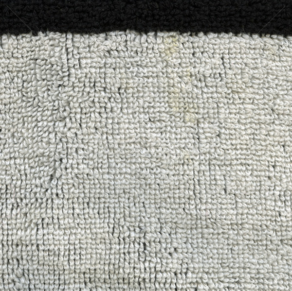 Asciugamano panno texture bianco nero stripe Foto d'archivio © eldadcarin