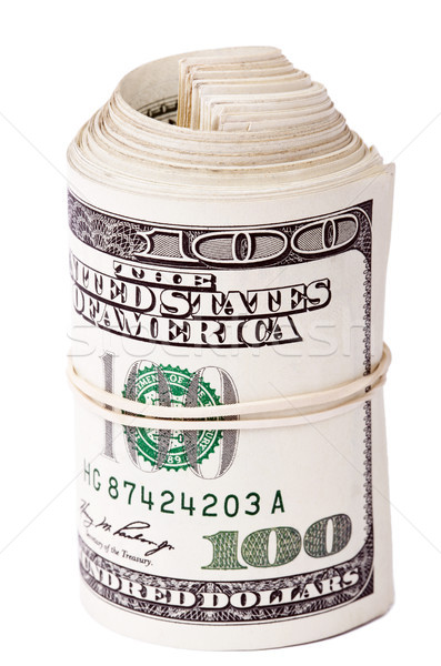 Roll of 100 US$ Bills Stock photo © eldadcarin