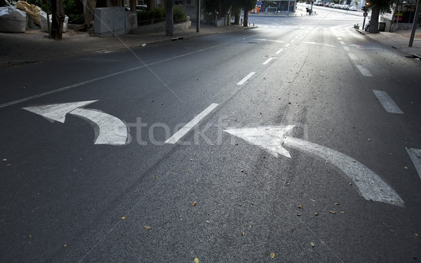 Empty Street at Dawn Stock photo © eldadcarin
