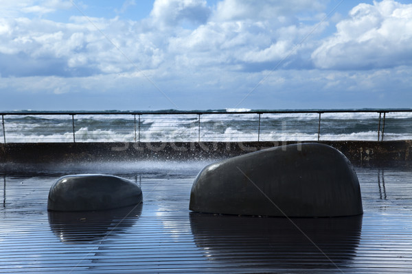 Drenched Boardwalk Stock photo © eldadcarin