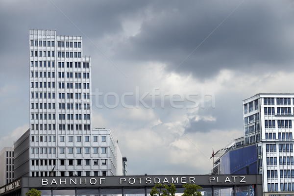 облачный серый небе Берлин Германия Сток-фото © eldadcarin