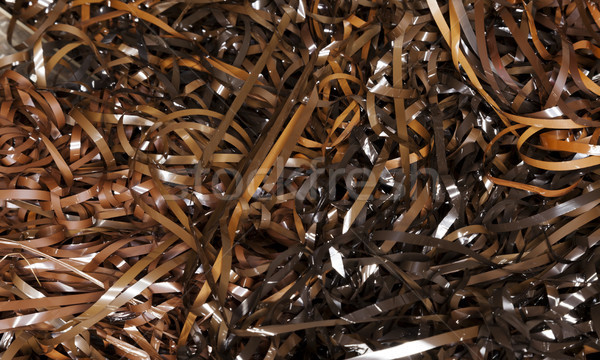 Magnetic Audio Tape Close-Up Background Stock photo © eldadcarin