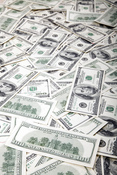 One Hundred Dollar Bills Mess - Reverse Stock photo © eldadcarin