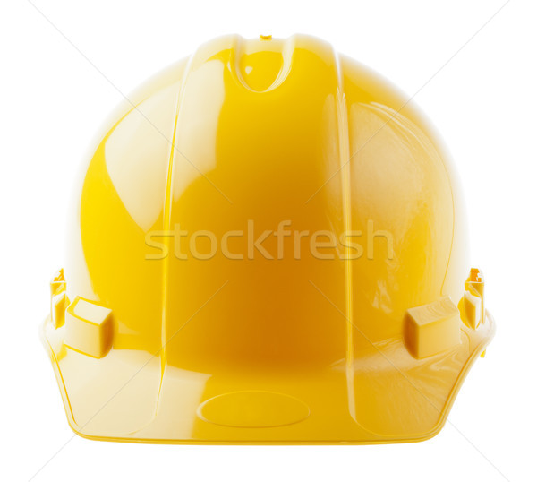 Isolated Hard Hat - Frontal Yellow Stock photo © eldadcarin