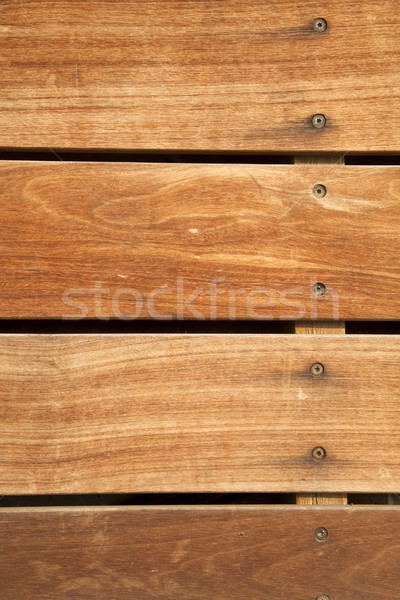 Frontal Wooden Deck Stock photo © eldadcarin