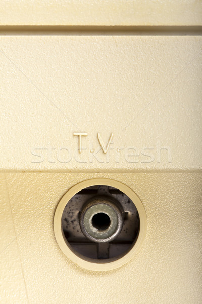 T.V. RF Socket Stock photo © eldadcarin
