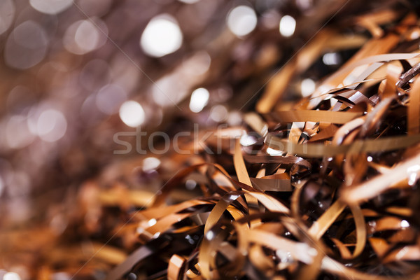 Magnetic Audio Tape Close-Up Background - Selective Focus Stock photo © eldadcarin