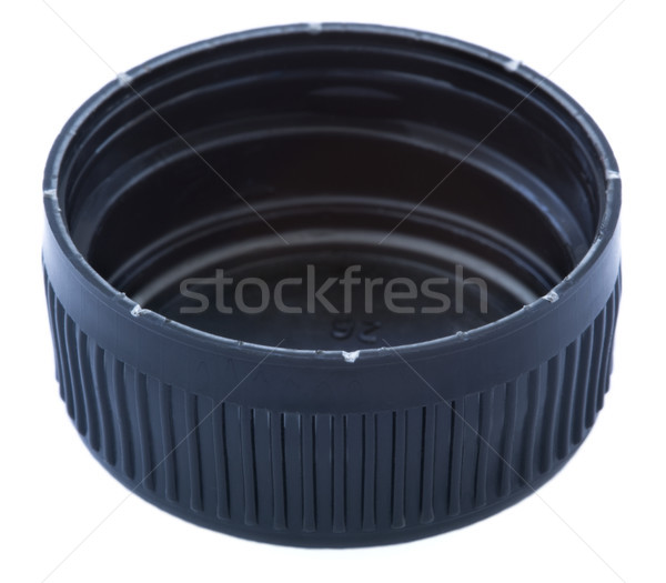 Isolated Black Plastic Cap Stock photo © eldadcarin