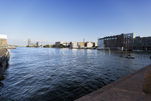 River Spree View from Oberbaumbr?cke Stock photo © eldadcarin
