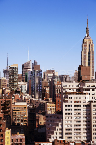 Empire State Building Midtown Manhattan Skyline New-York Stock photo © eldadcarin