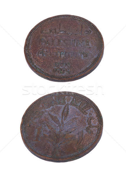 Isolated Palestine 1 Mils - High Angle Stock photo © eldadcarin