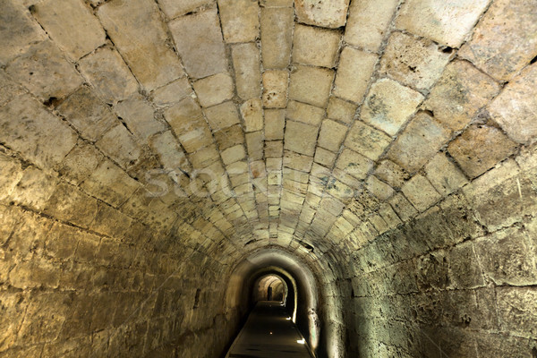 Templar Tunnel in Acco Stock photo © eldadcarin